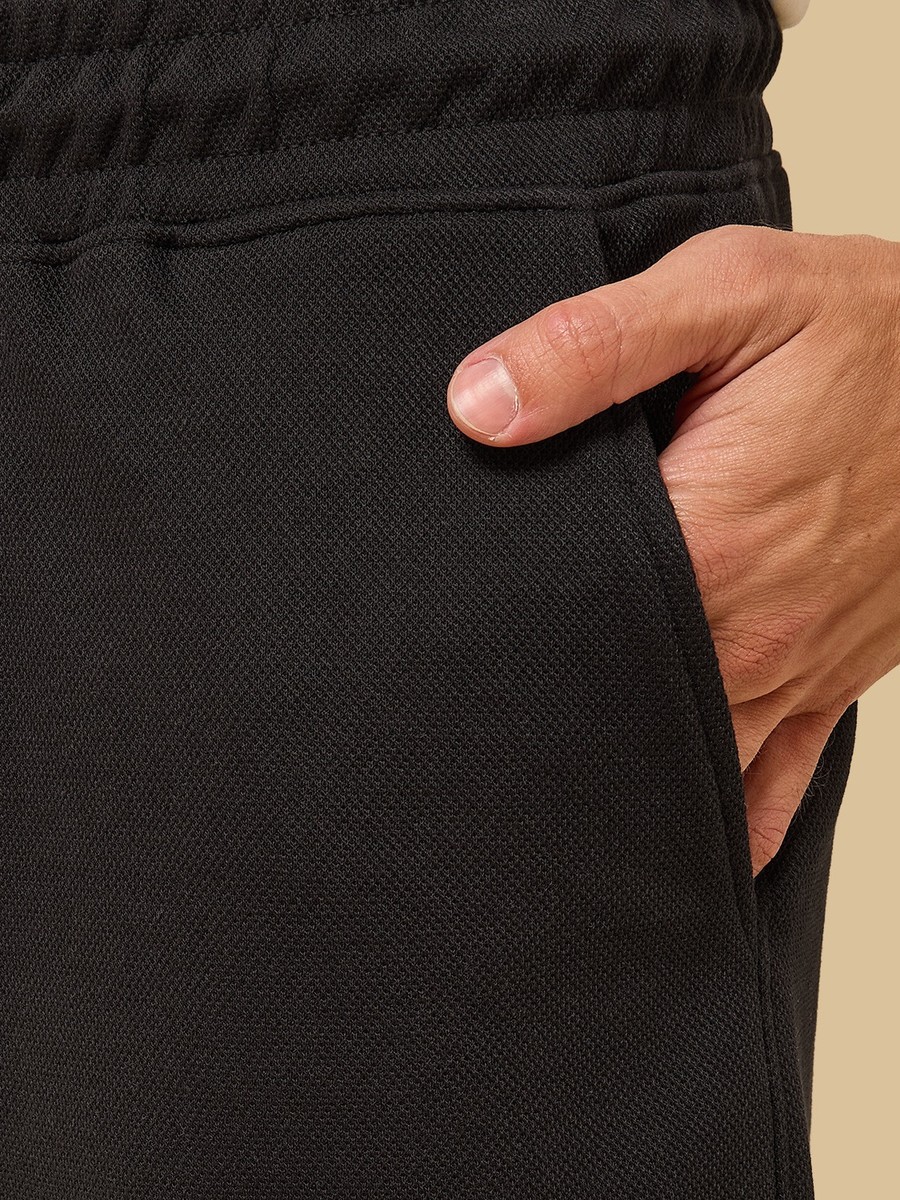Textured Pique Interlock Shorts