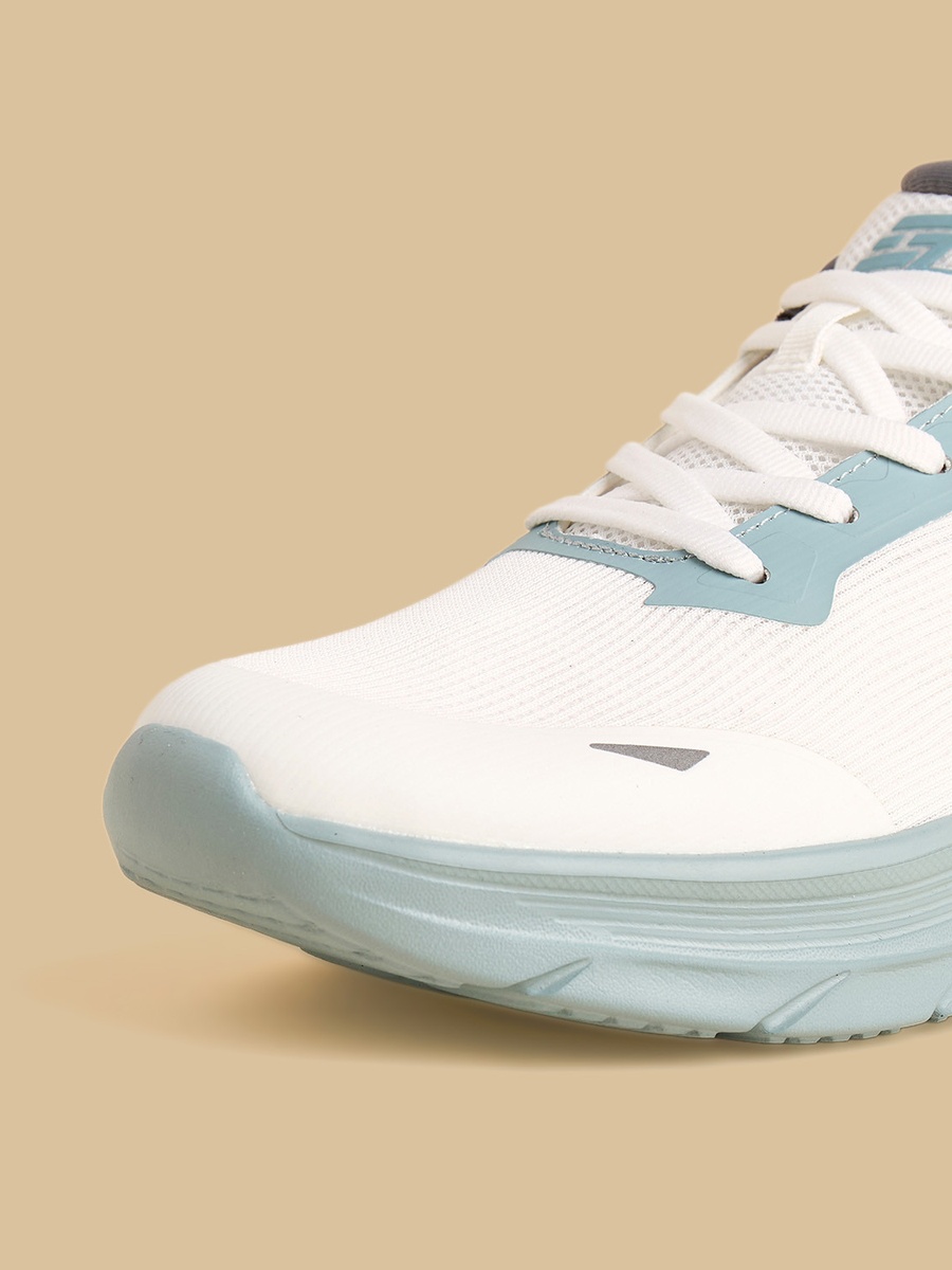 Panelled Lace-Up Sports Shoes