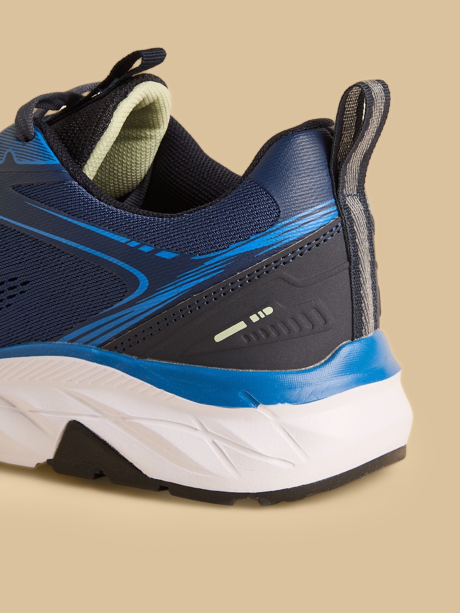 Textured Lace-Up Sports Shoes