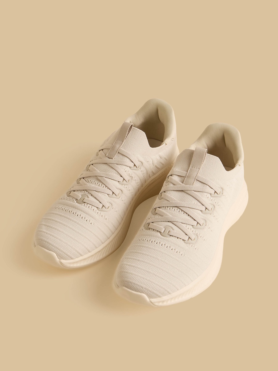 Textured Slip-On Sports Shoes