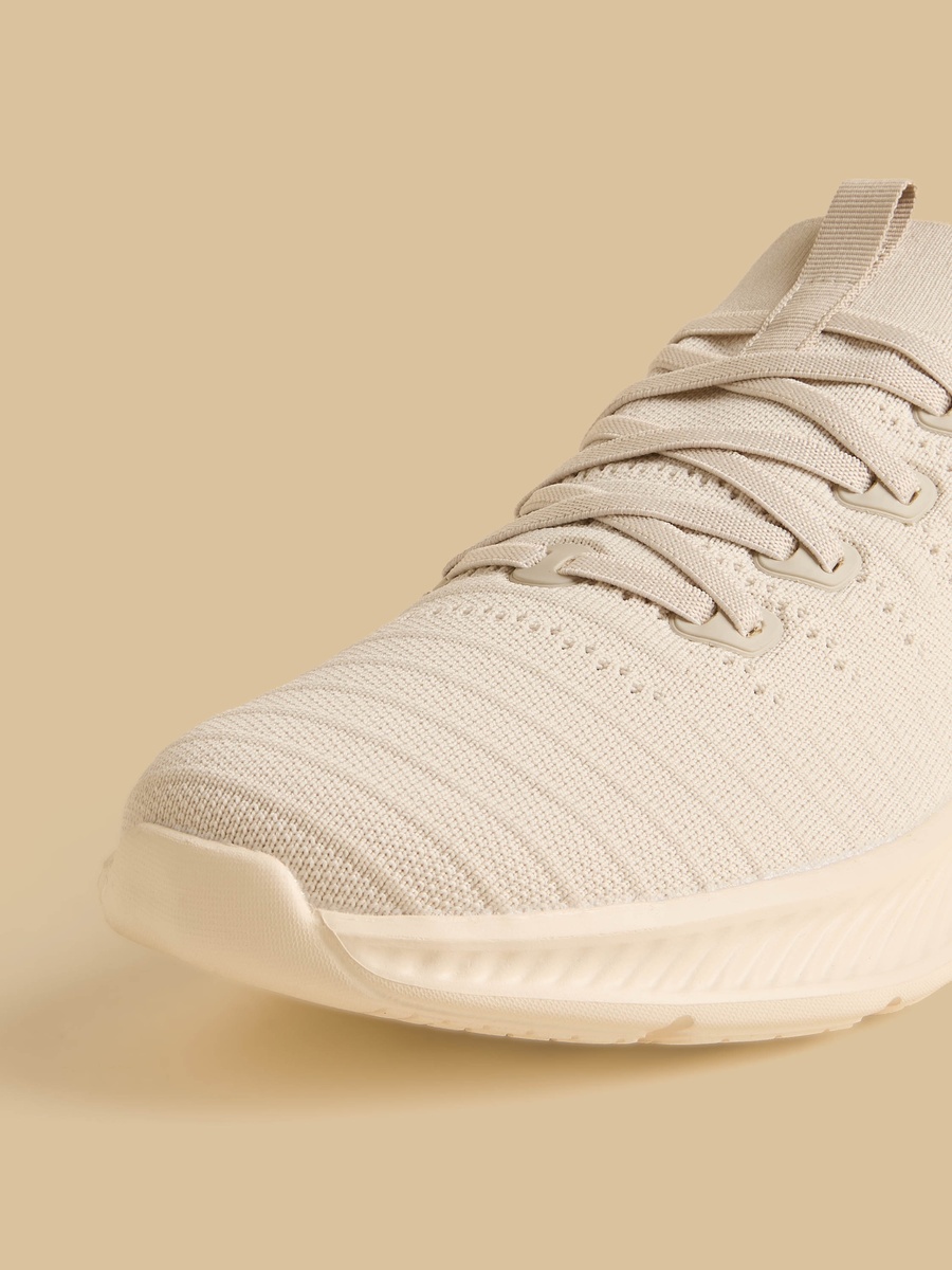 Textured Slip-On Sports Shoes