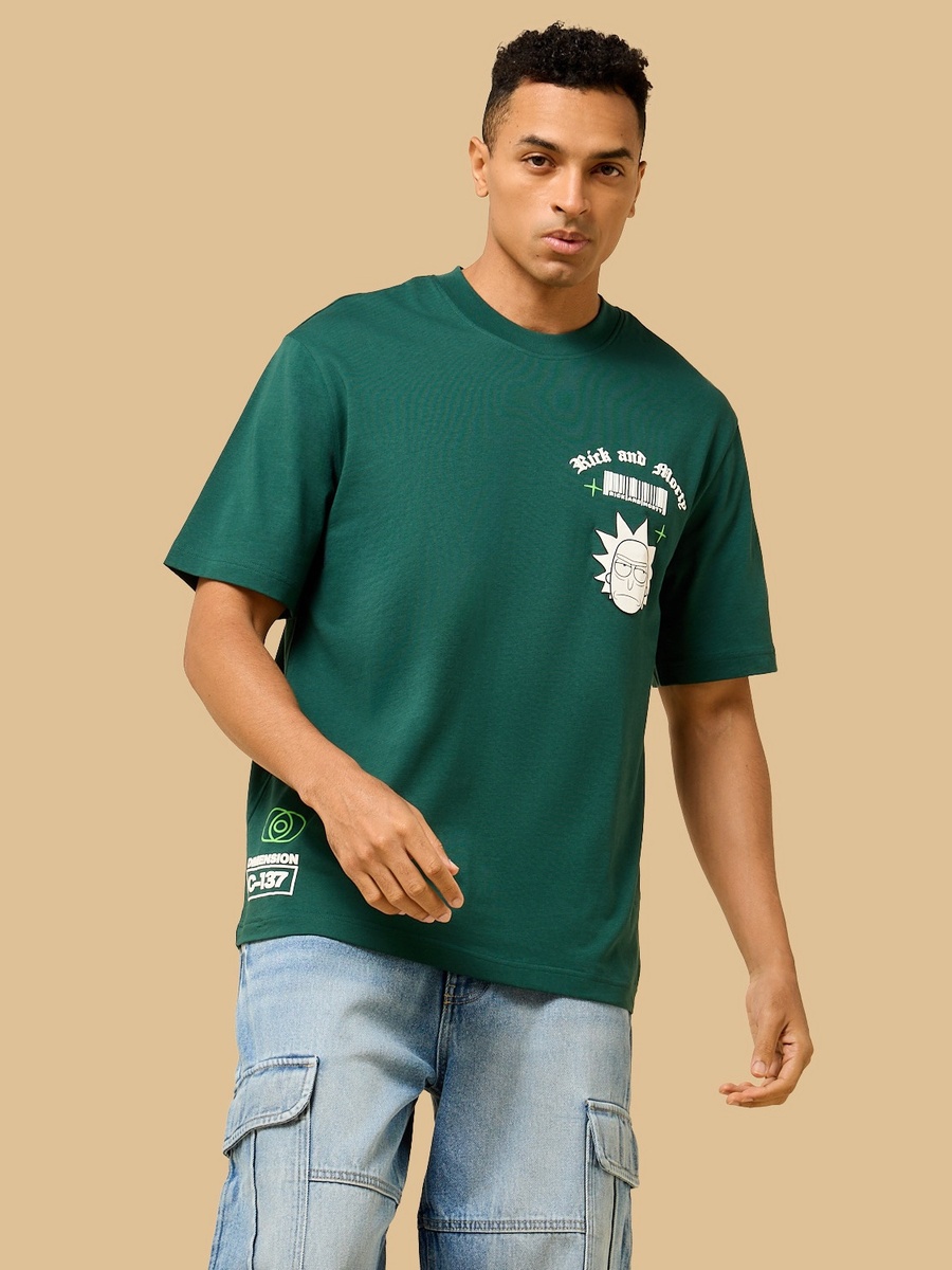 Rick and Morty Print T-Shirt