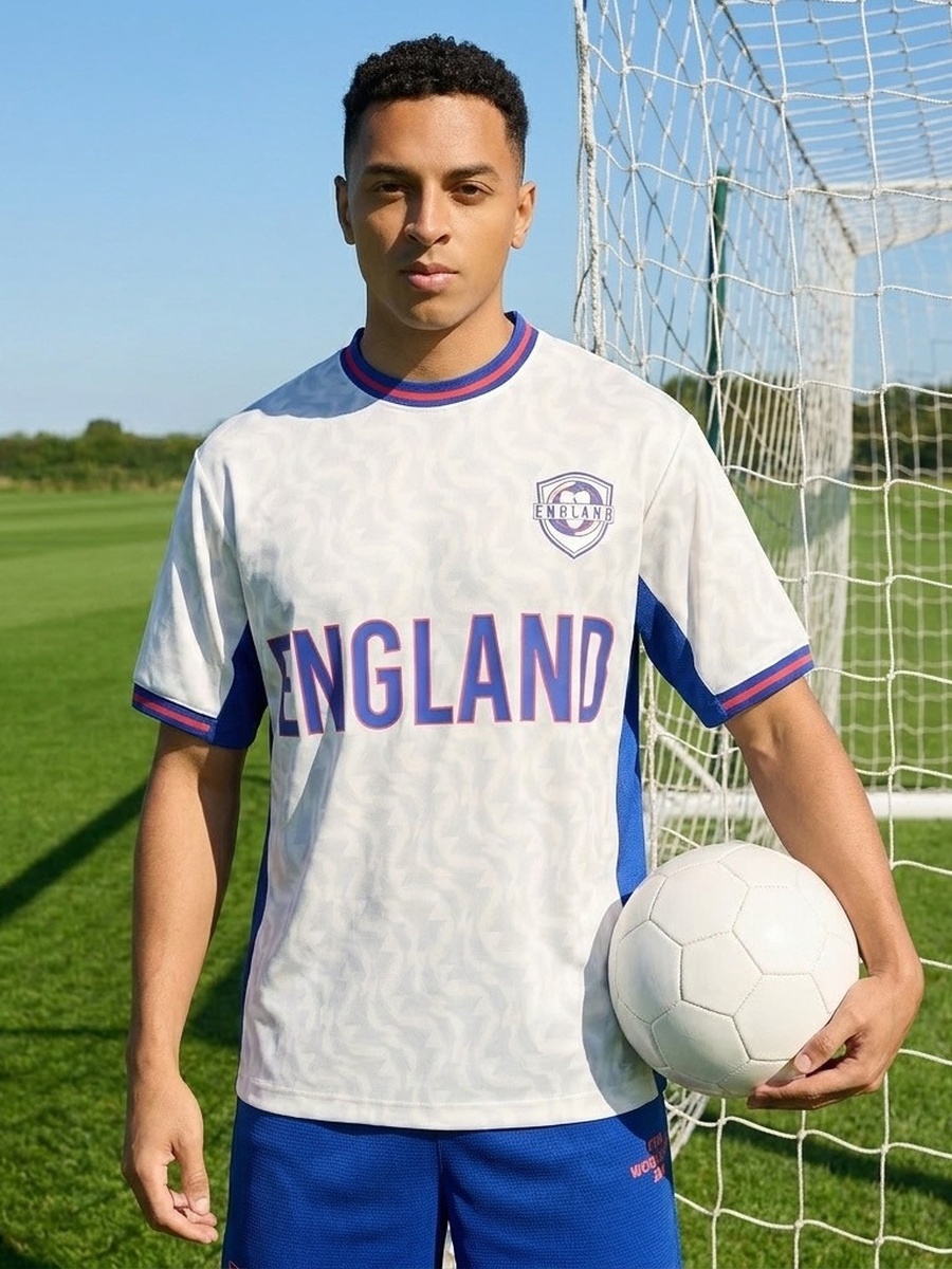 England Print Relaxed Fit T-Shirt