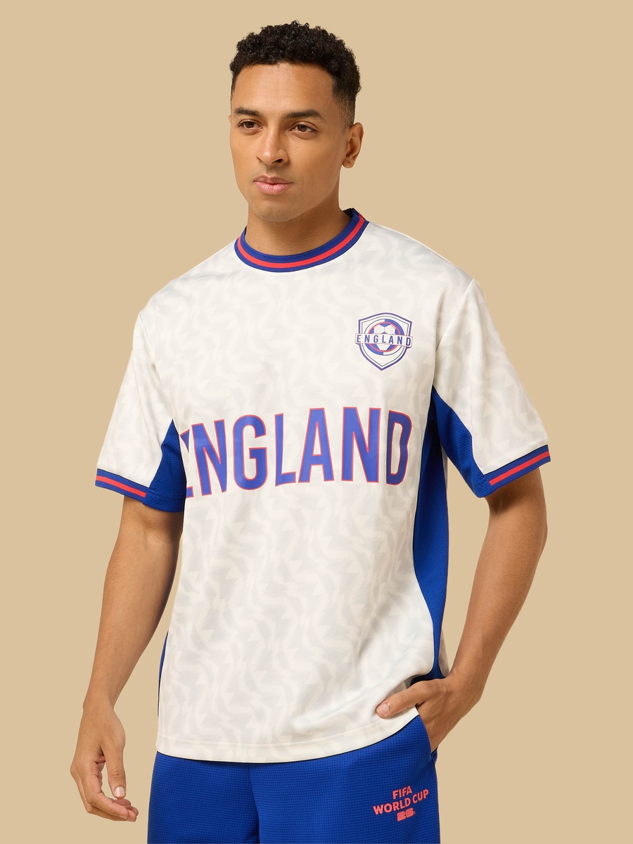 England Print Relaxed Fit T-Shirt