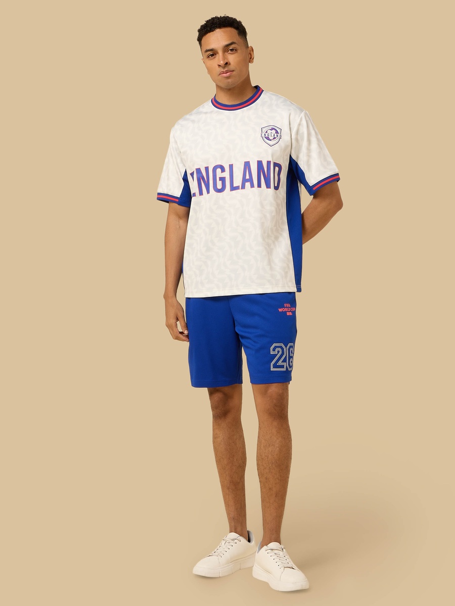 England Print Relaxed Fit T-Shirt
