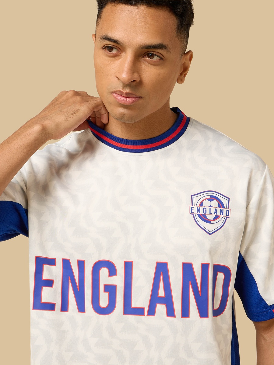 England Print Relaxed Fit T-Shirt