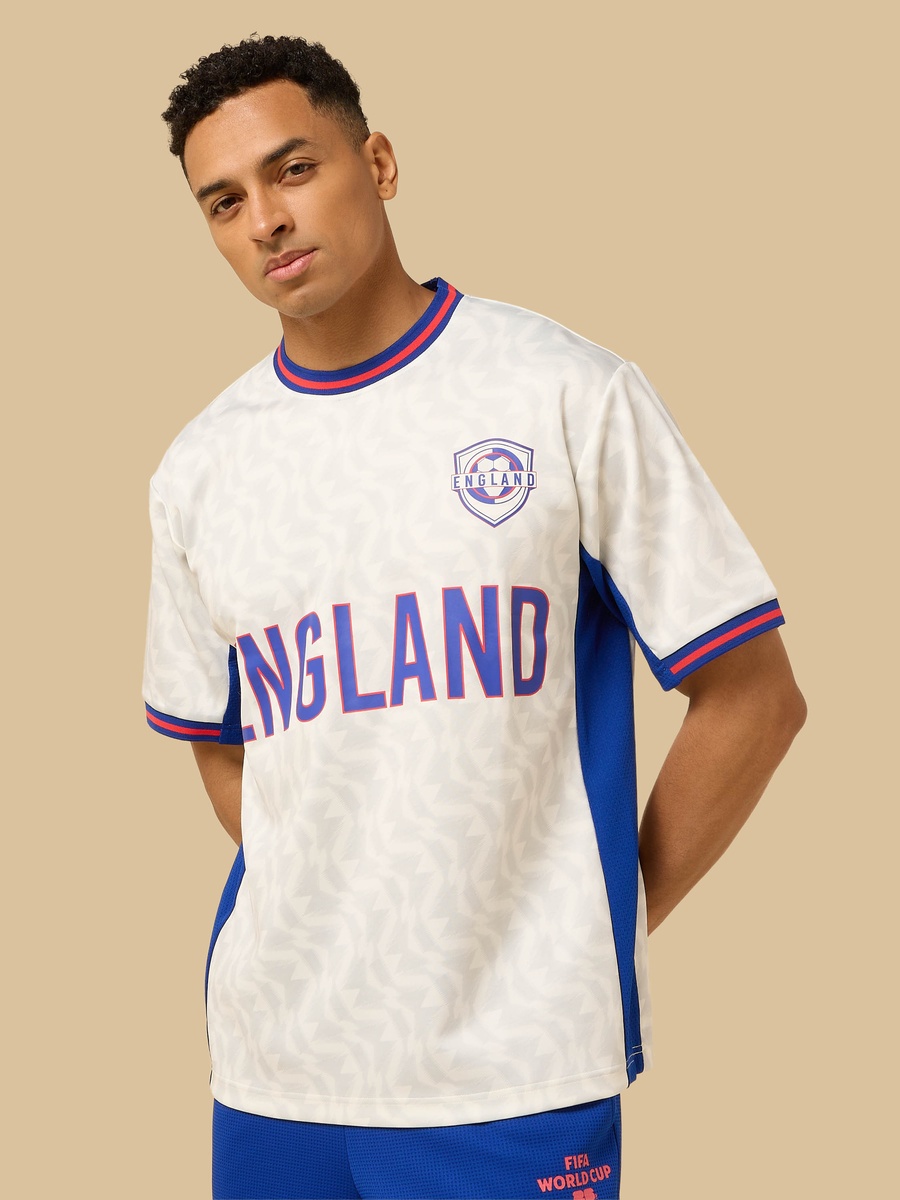 England Print Relaxed Fit T-Shirt
