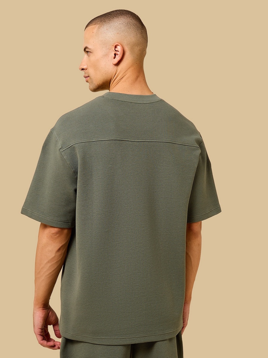 Relaxed Fit Textured T-Shirt