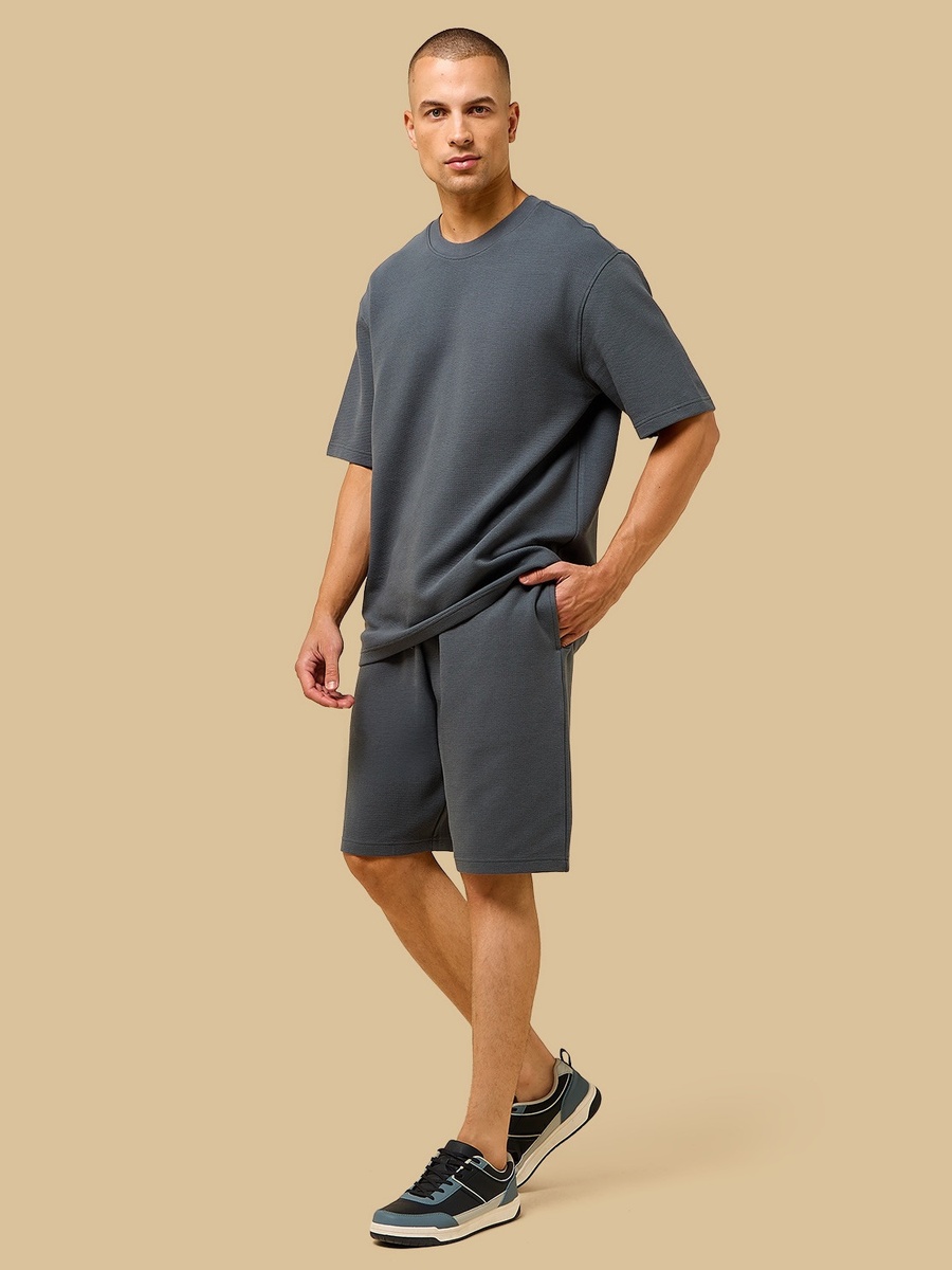 Relaxed Fit Textured T-Shirt