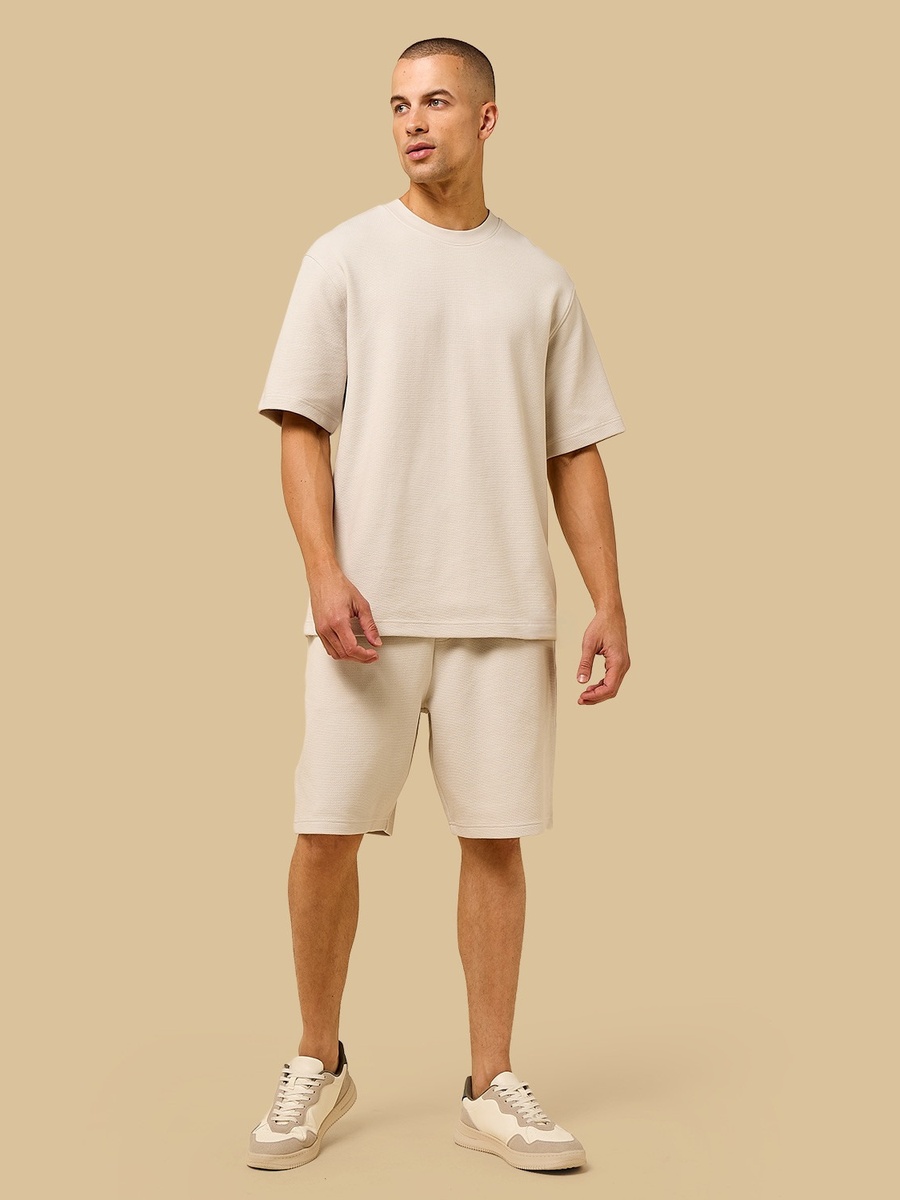 Relaxed Fit Textured T-Shirt