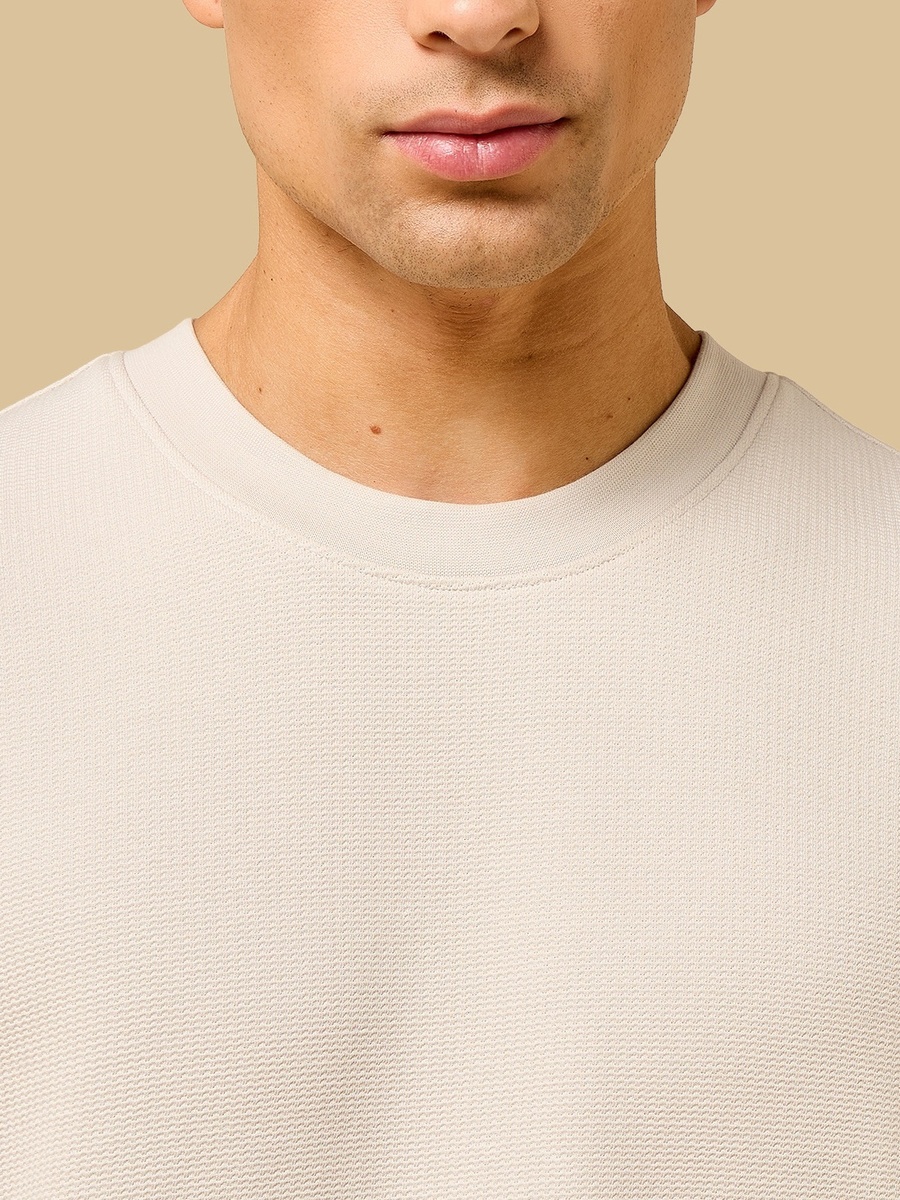 Relaxed Fit Textured T-Shirt