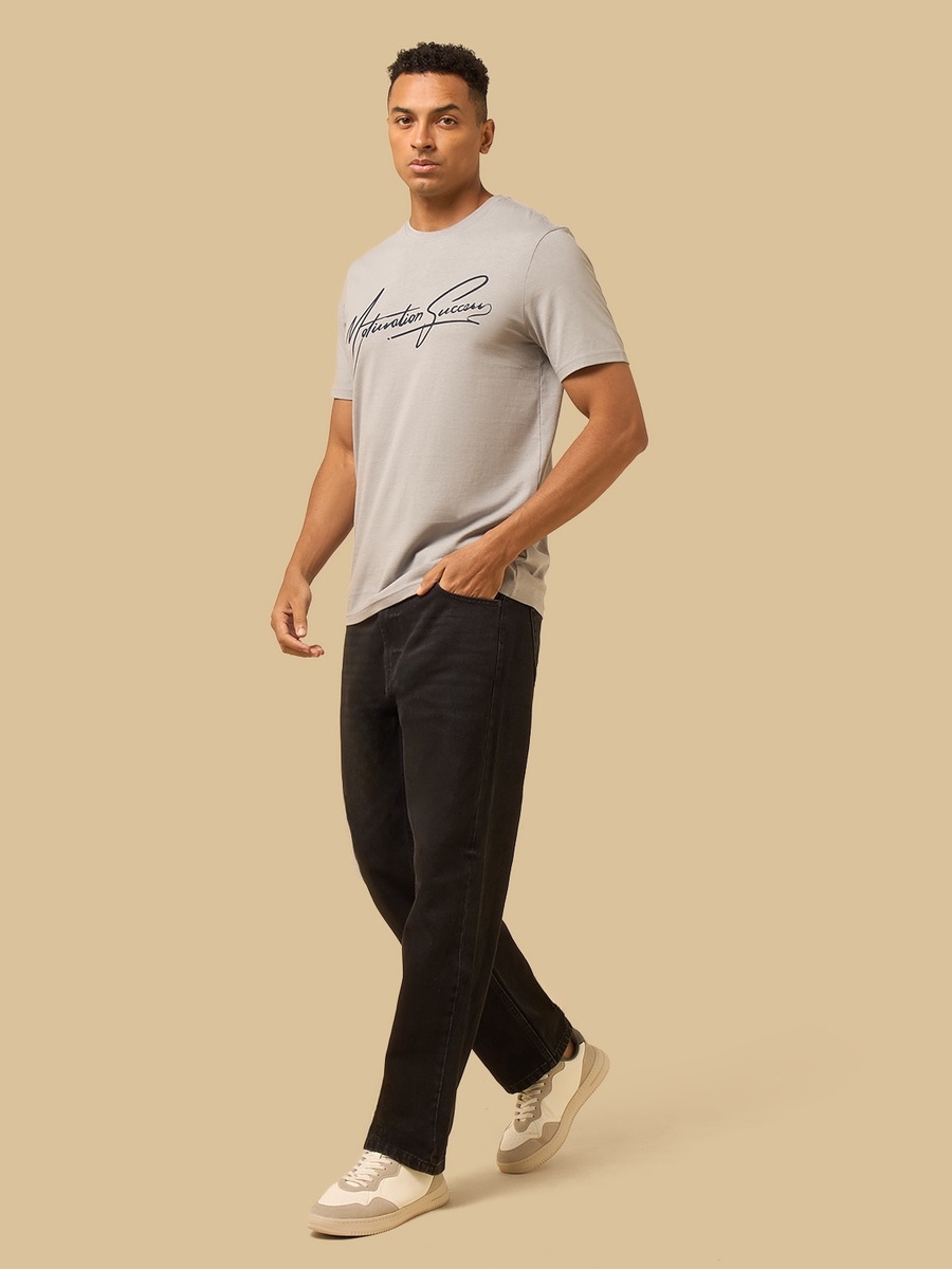 Slogan Print T-Shirt