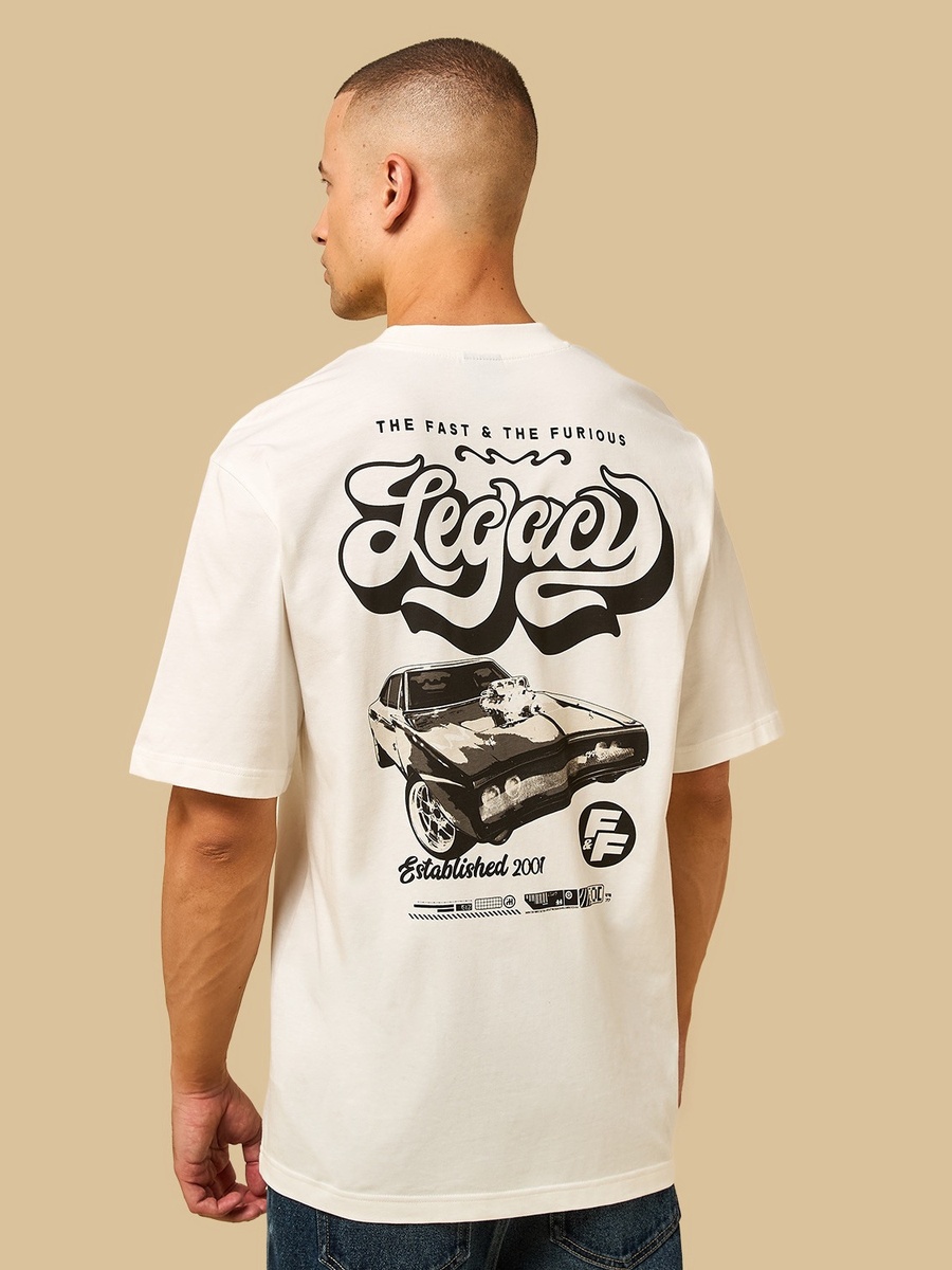 The Fast and The Furious Legacy Print T-Shirt
