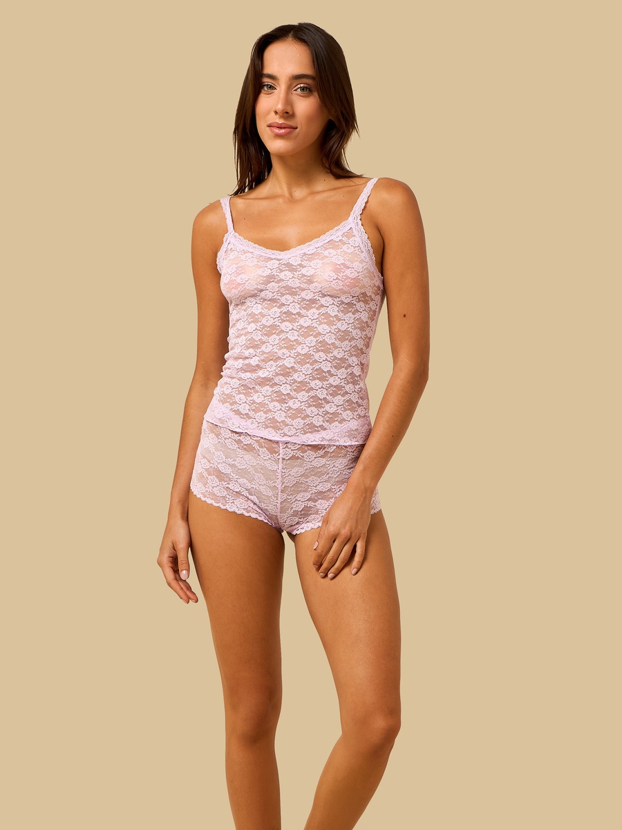 Lace Design 2-Piece Non-Padded Babydoll Set