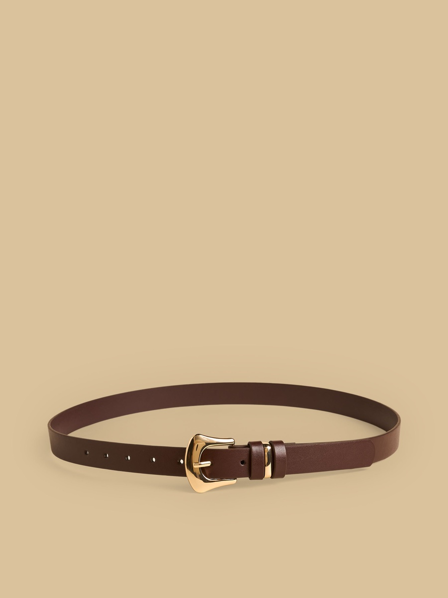 Pack of 2 - Plain Belt with Pin Buckle Closure