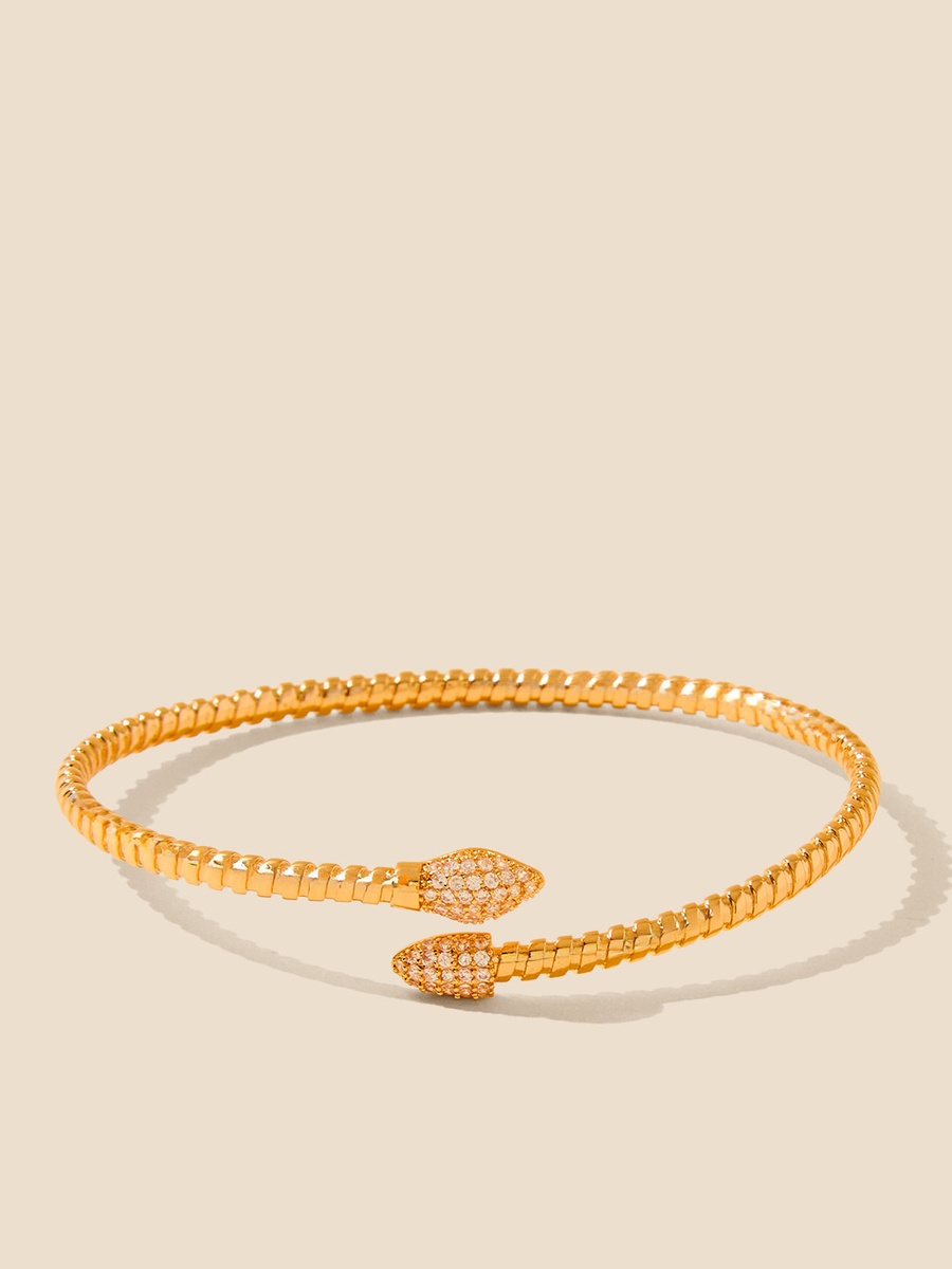 Pack of 2 - Stone Embellished Cuff Bracelet