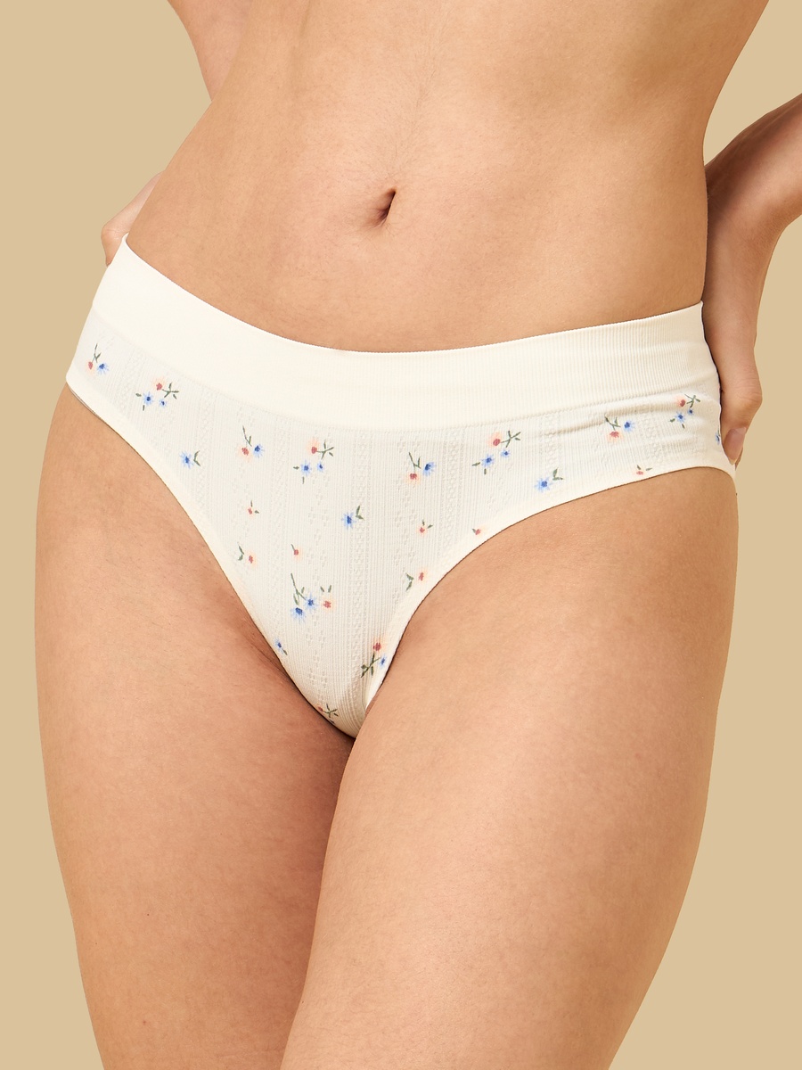 Pack of 3 - Assorted Seamless Hipster Briefs