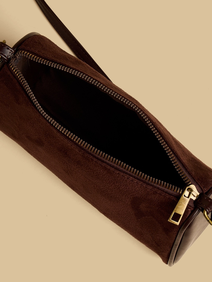 Textured Crossbody Bag with Adjustable Strap