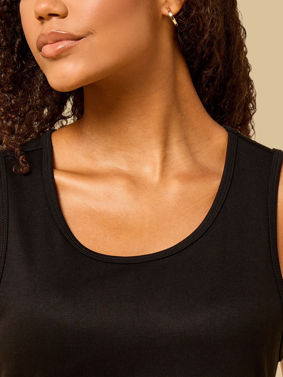Plain Sleeveless Dress