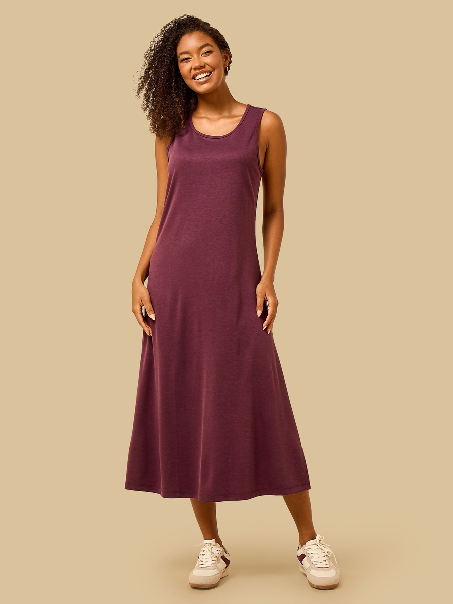 Plain Sleeveless Dress
