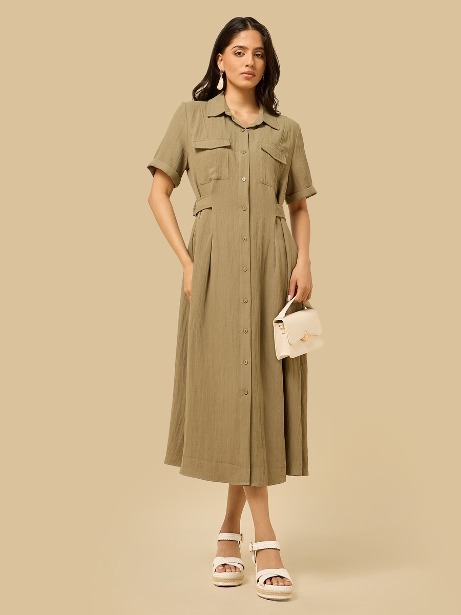 Utility Shirt Dress