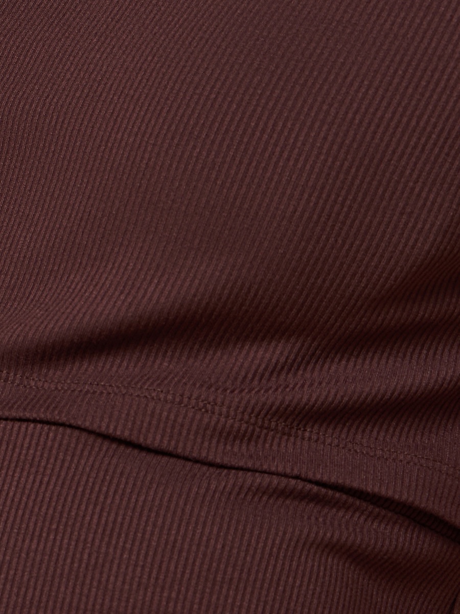 Ribbed Maternity Midi Dress