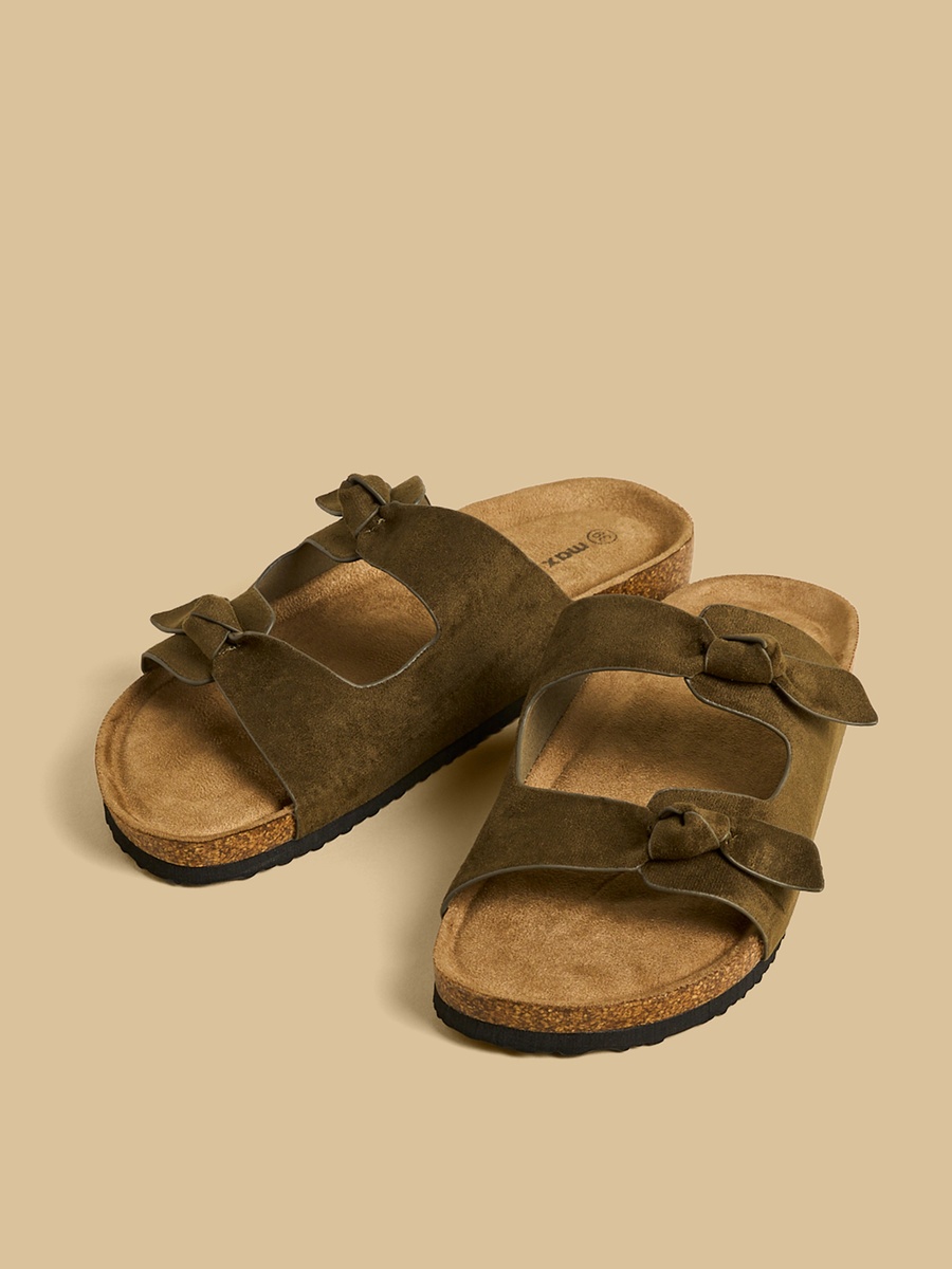 Knot Accent Slip-On Sandals