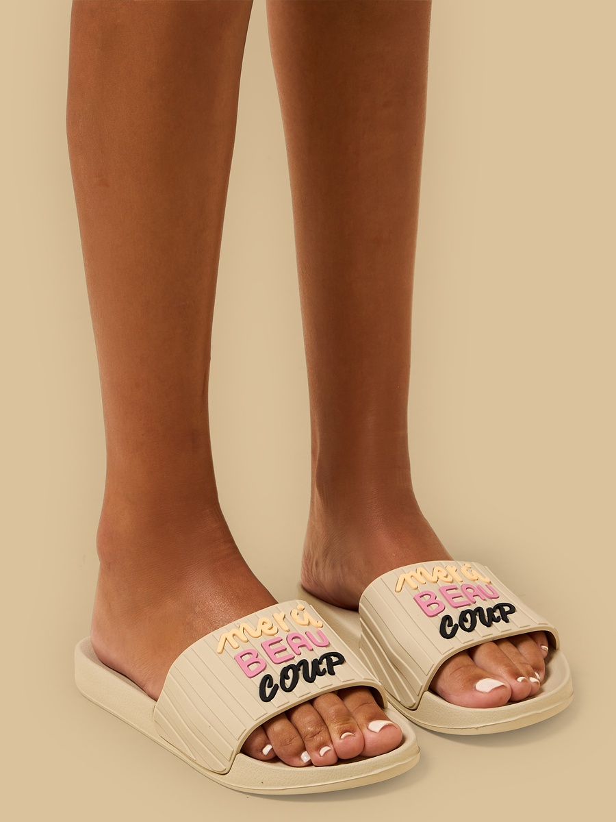 Slogan Embossed Slides