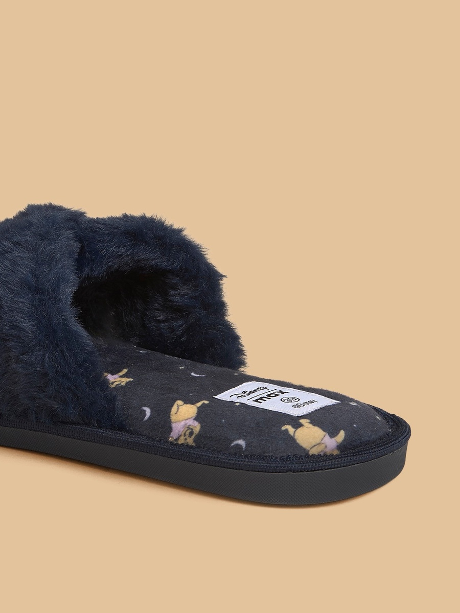Winnie the Pooh Embroidered Bedroom Slippers