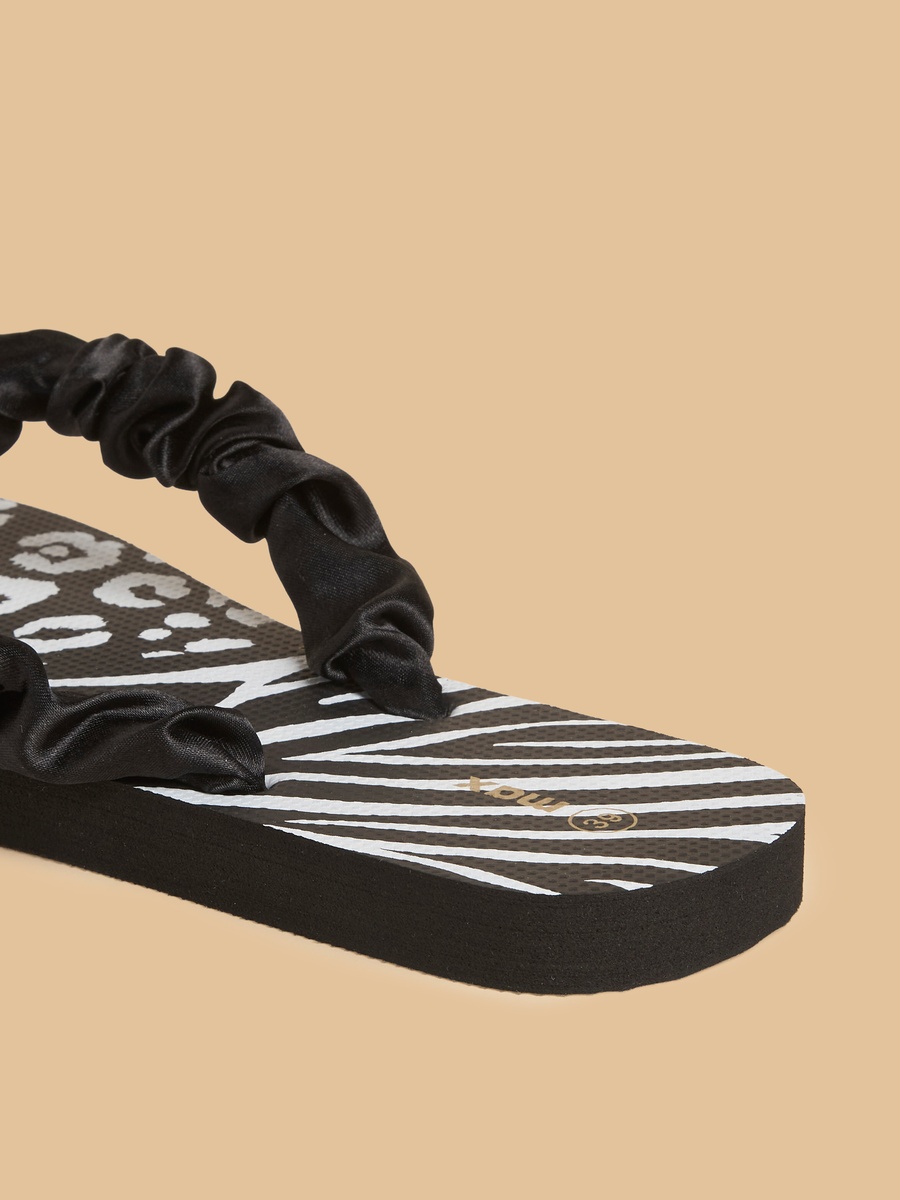 Animal Print Beach Slippers