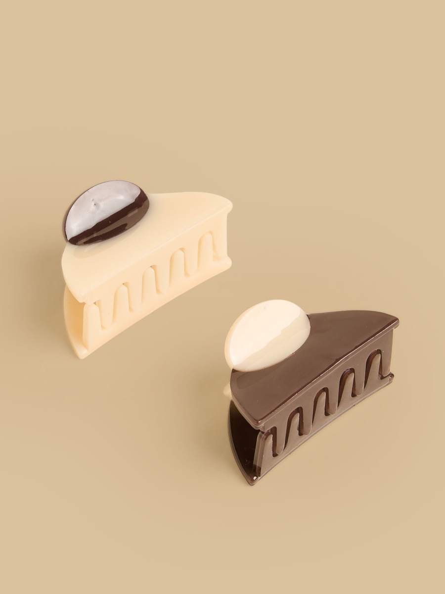 Pack of 2 - Colourblock Hair Clamp