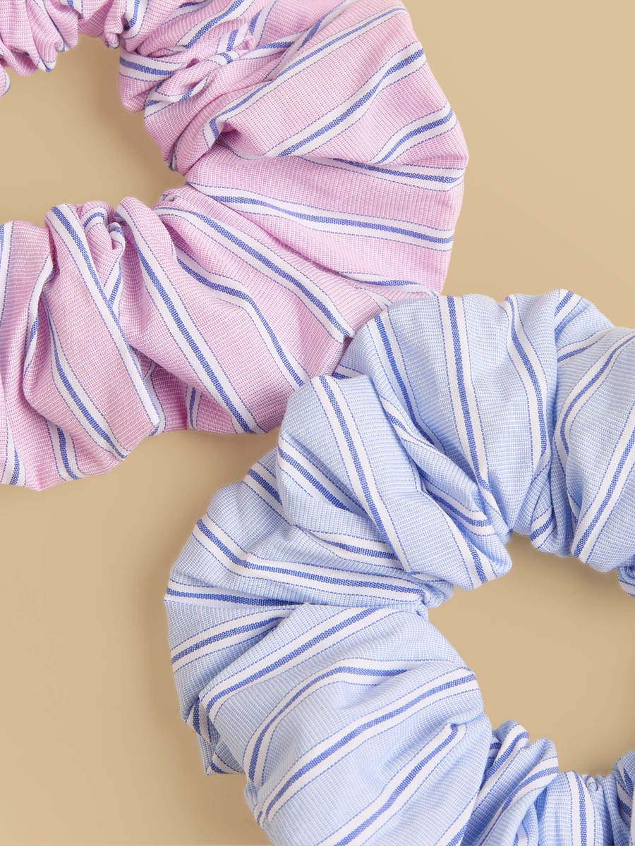 Pack of 2 - Striped Scrunchie