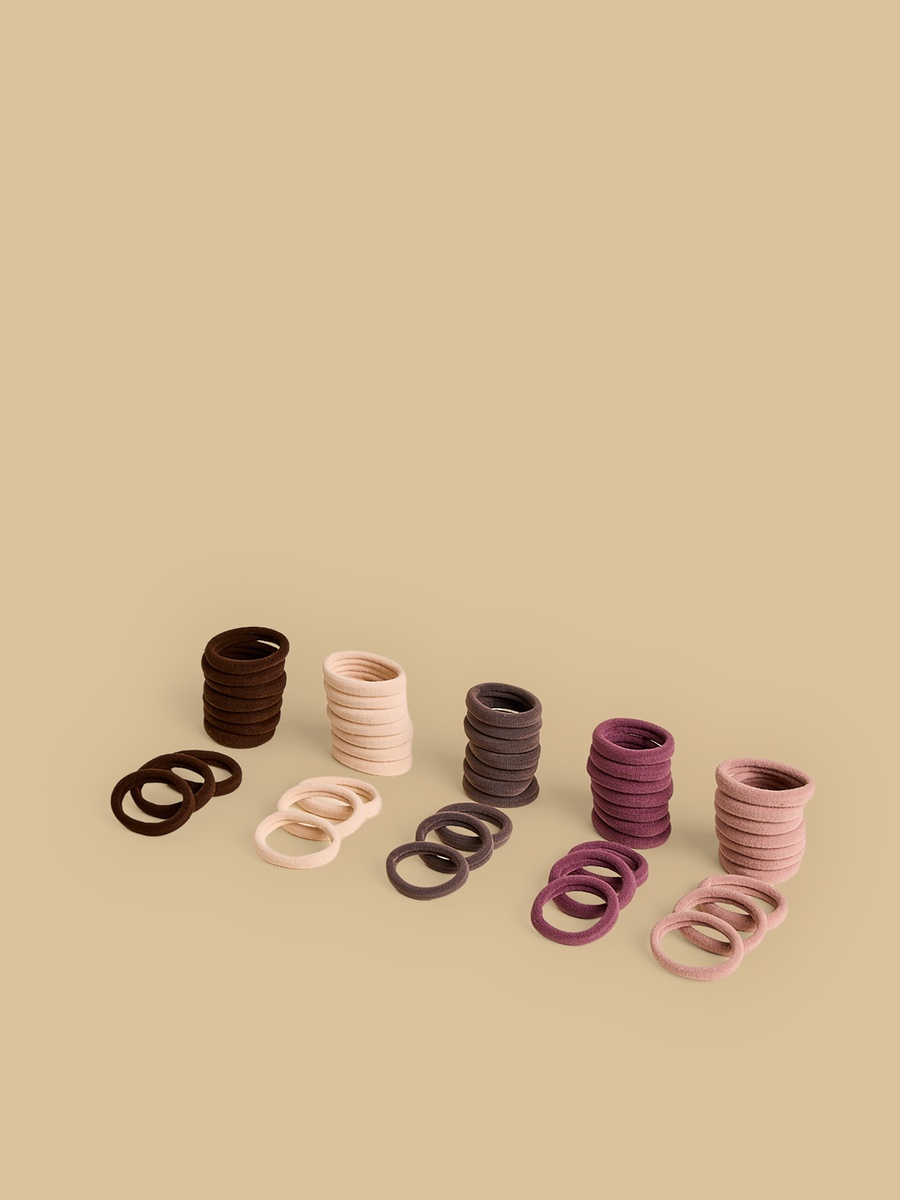 Pack of 50 - Plain Elasticated Hair Tie