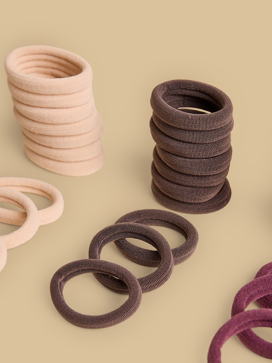 Pack of 50 - Plain Elasticated Hair Tie
