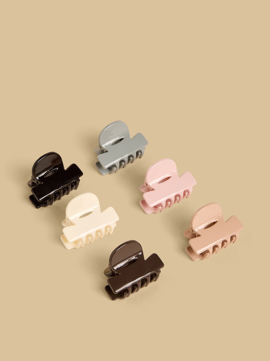 Pack of 6 - Plain Hair Clamp