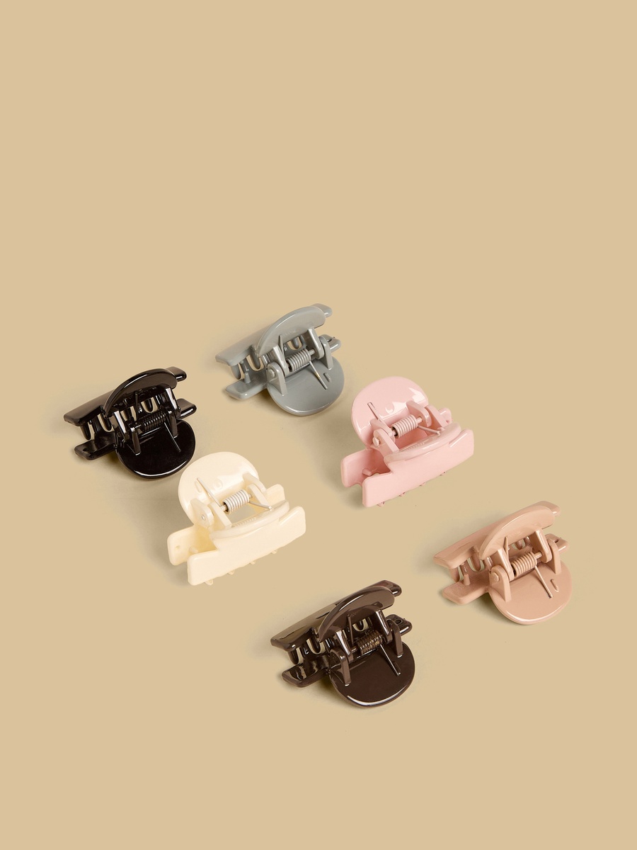 Pack of 6 - Plain Hair Clamp