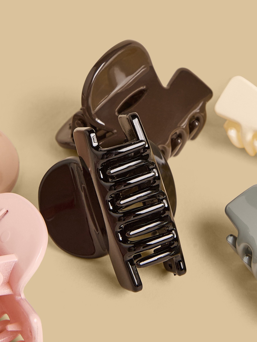Pack of 6 - Plain Hair Clamp