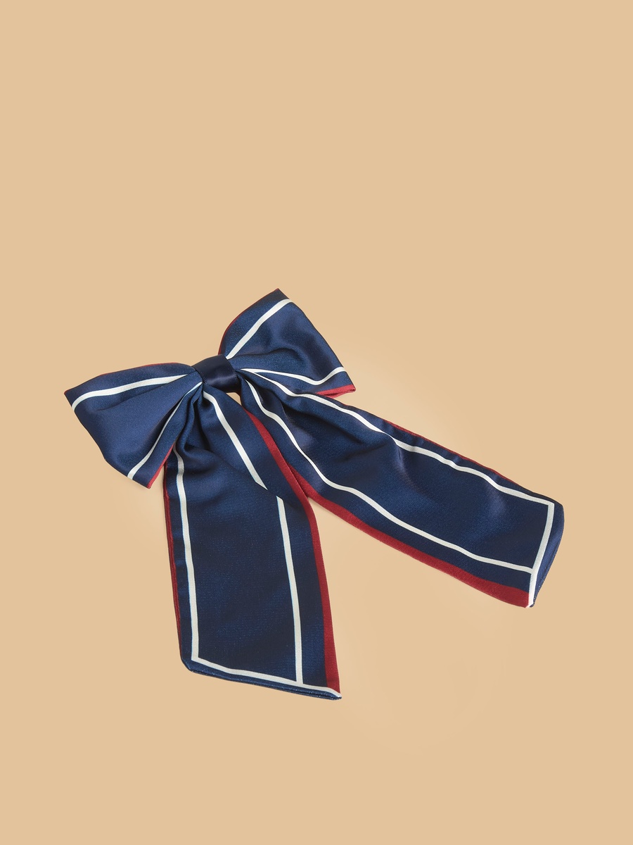Bow Accent Barrette Hair Clip