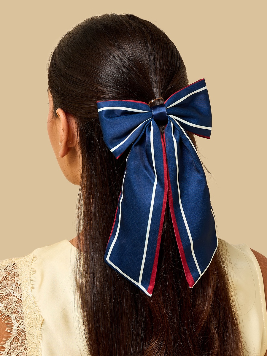 Bow Accent Barrette Hair Clip