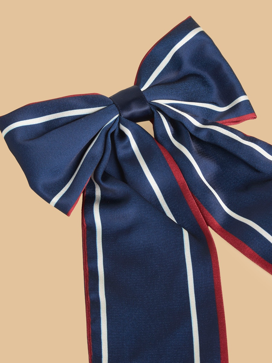 Bow Accent Barrette Hair Clip