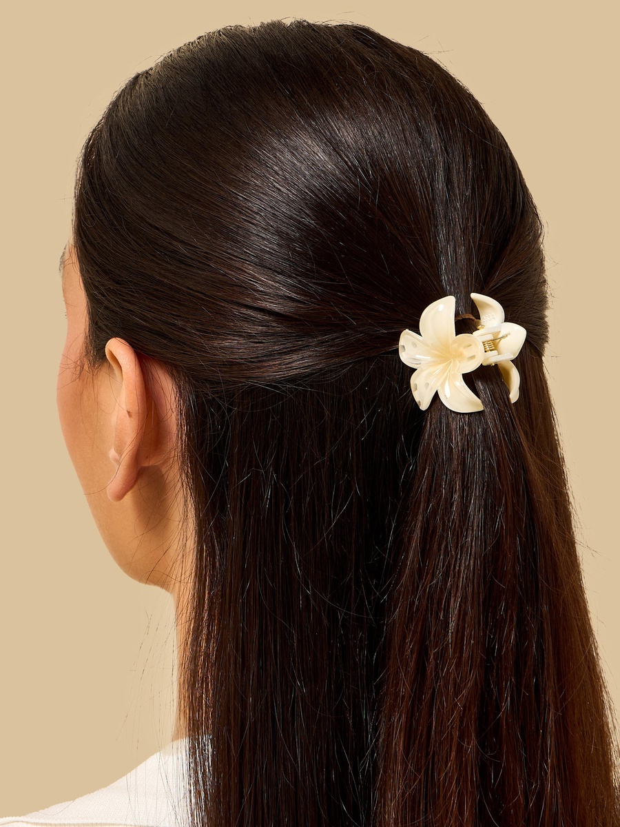 Pack of 6 - Floral Hair Clamp