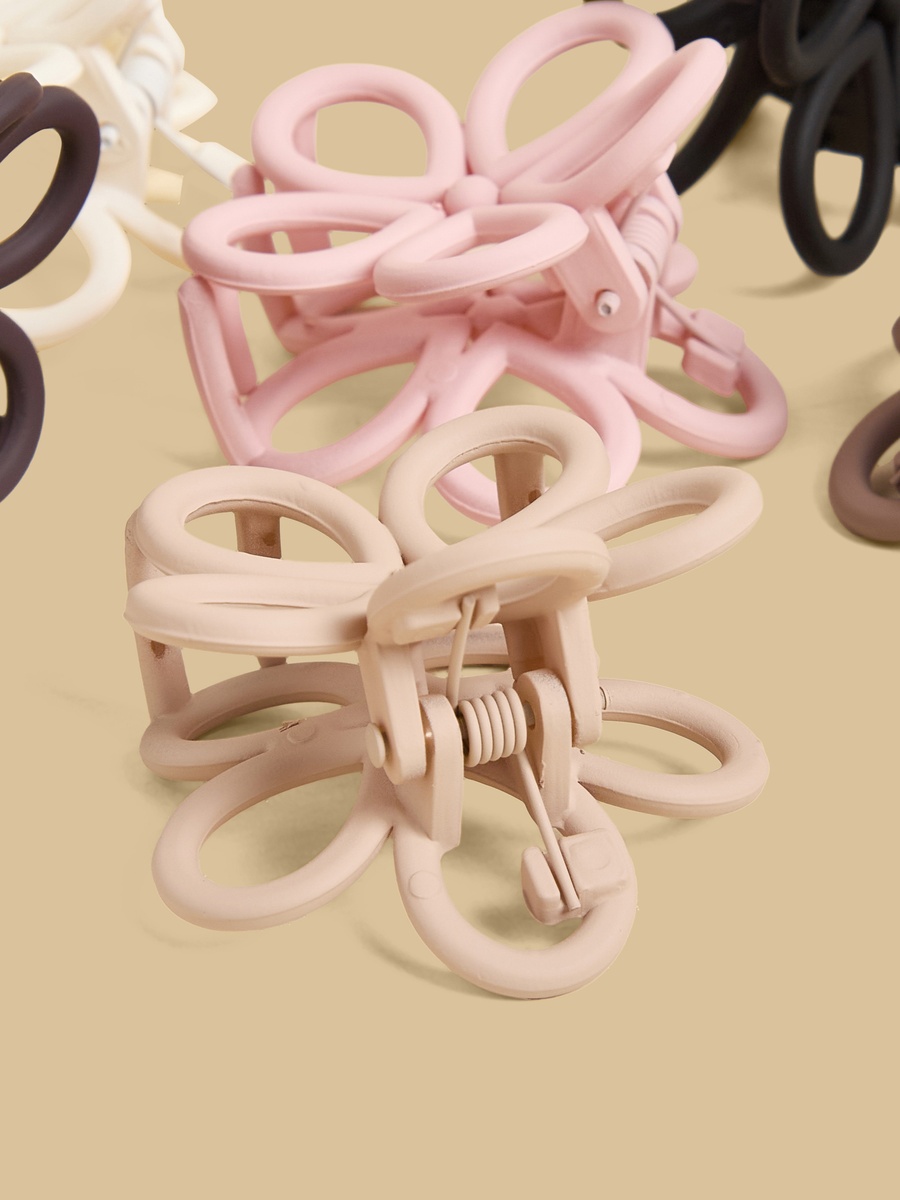 Pack of 6 - Floral Hair Clamp