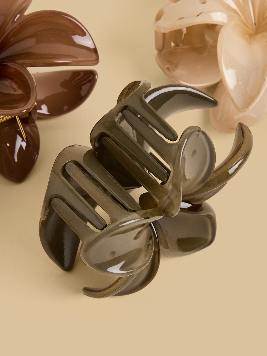 Pack of 3 - Floral Hair Clamp
