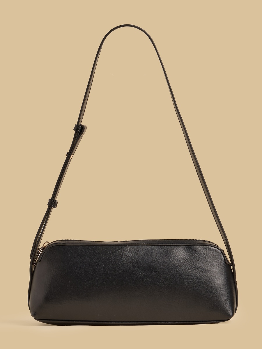 Shoulder Bag with Zip Closure