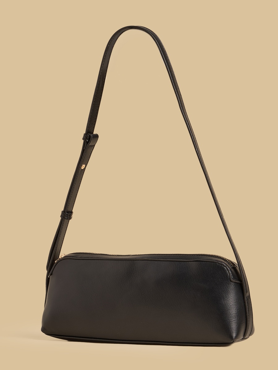 Shoulder Bag with Zip Closure