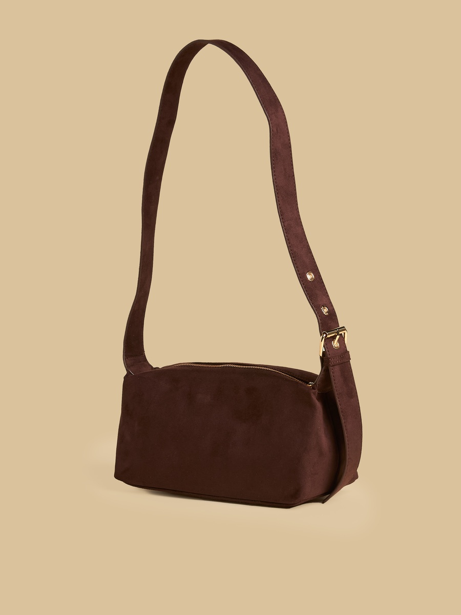 Textured Shoulder Bag with Adjustable Strap