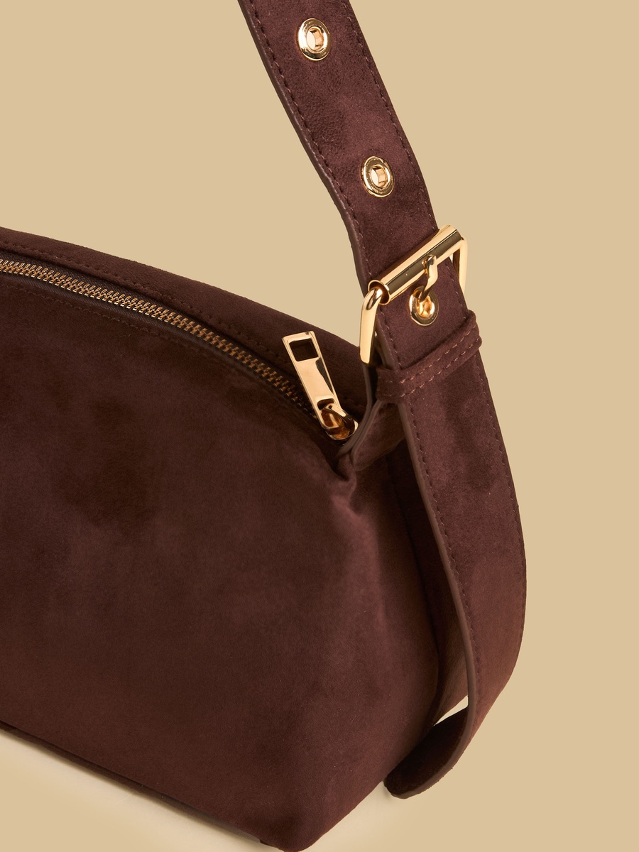 Textured Shoulder Bag with Adjustable Strap