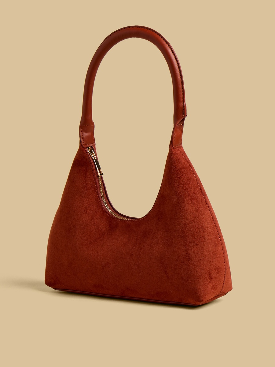 Shoulder Bag with Zip Closure