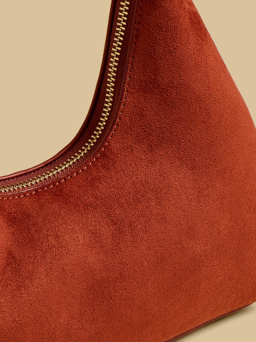 Shoulder Bag with Zip Closure