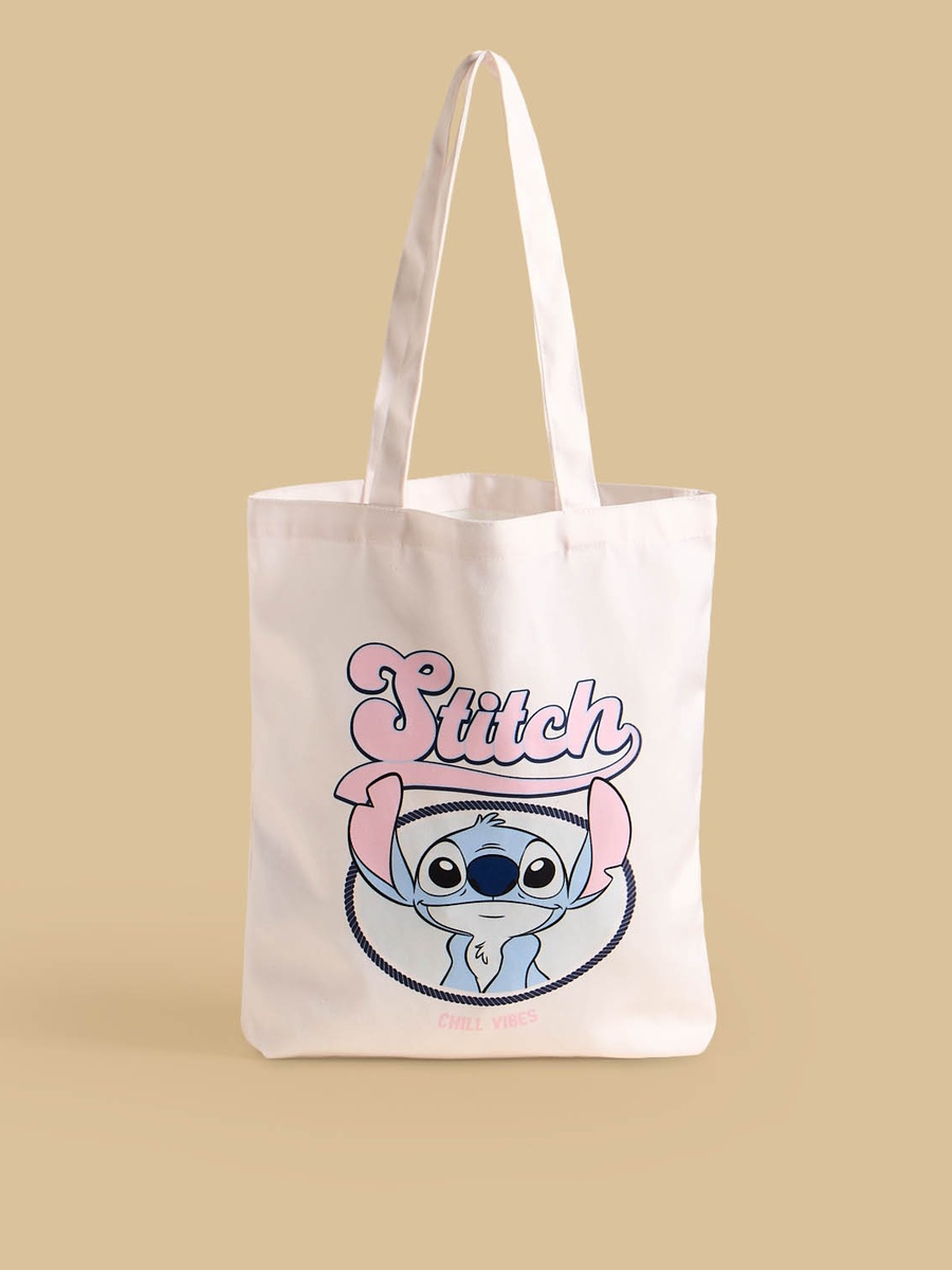 Stitch Print Shopper Bag